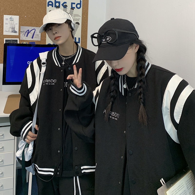 Áo Bomber phong cách Ulzzang Hàn Quốc tay dài cầu vai viền da trắng Givechy cá tính CoolZ C003 | WebRaoVat - webraovat.net.vn