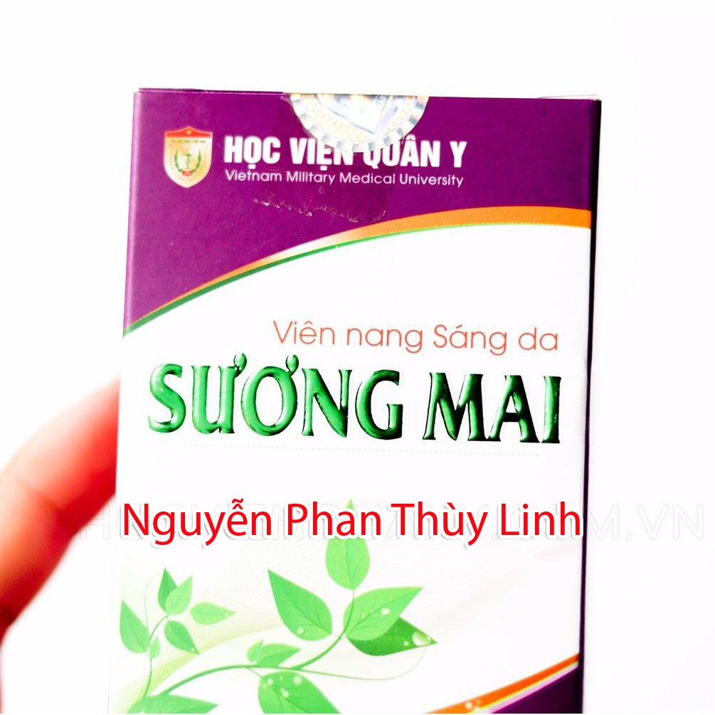 [TRẮNG DA, MỜ NÁM,TÀN NHANG] Bộ 4 hộp Viên uống sáng da SƯƠNG MAI Học Viện Quân Y (60 viên x 4)