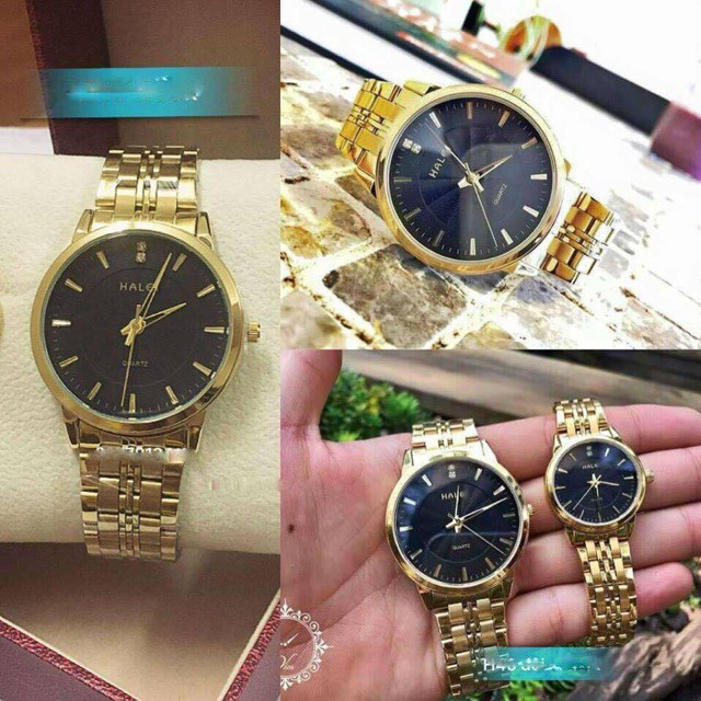 Đồng hồ Nam Halei dây màu vàng cao cấp sang trọng lịch lãm | BigBuy360 - bigbuy360.vn