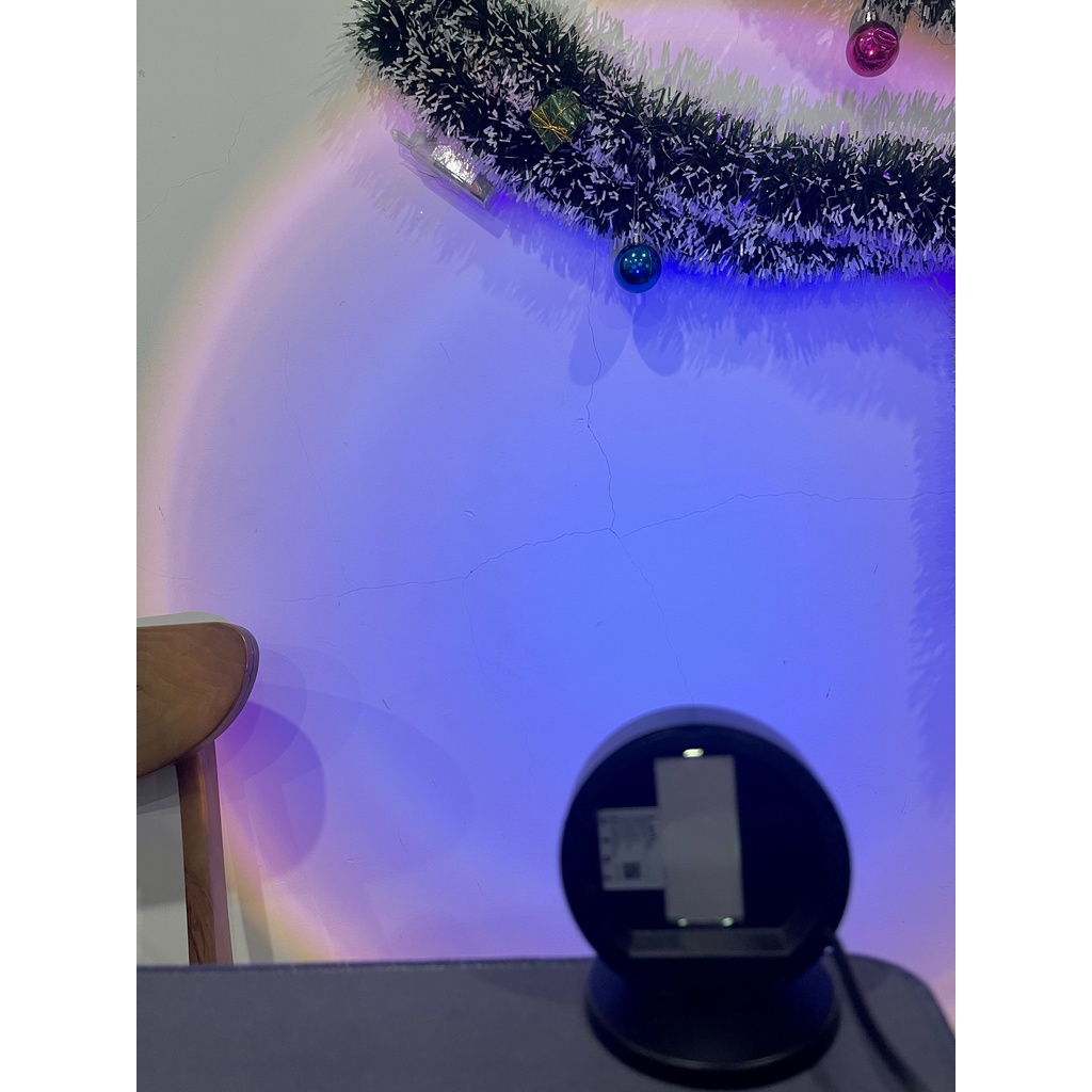 Đèn sunset Hoàng Hôn LART SL001 hỗ trợ chụp ảnh trang trí có mini