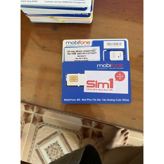 Sim Mobifone 4G Tỷ G/tháng (gói DTHN)