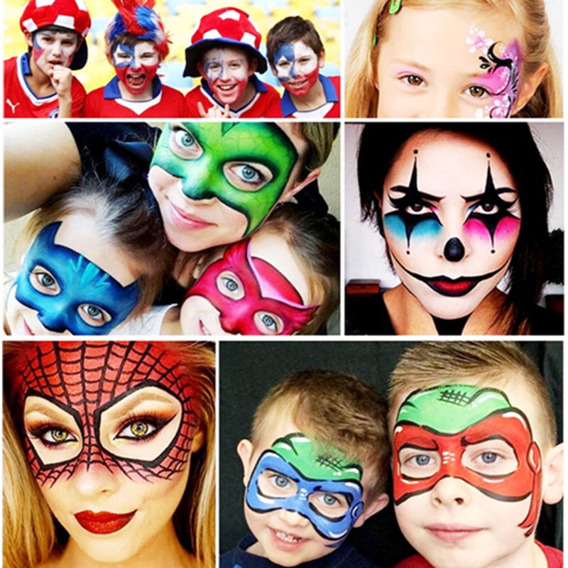 Bảng màu vẽ cơ thể hóa trang Halloween Xh95d 12 màu sắc | BigBuy360 - bigbuy360.vn