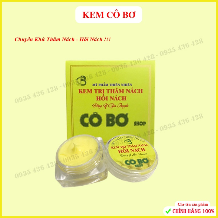 Kem Thâm Nách Hôi Nách - Kem Cô Bơ Chiết Xuất Từ Thiên Nhiên 100% - Mẹ Bầu Bỉm Đều Xài Được