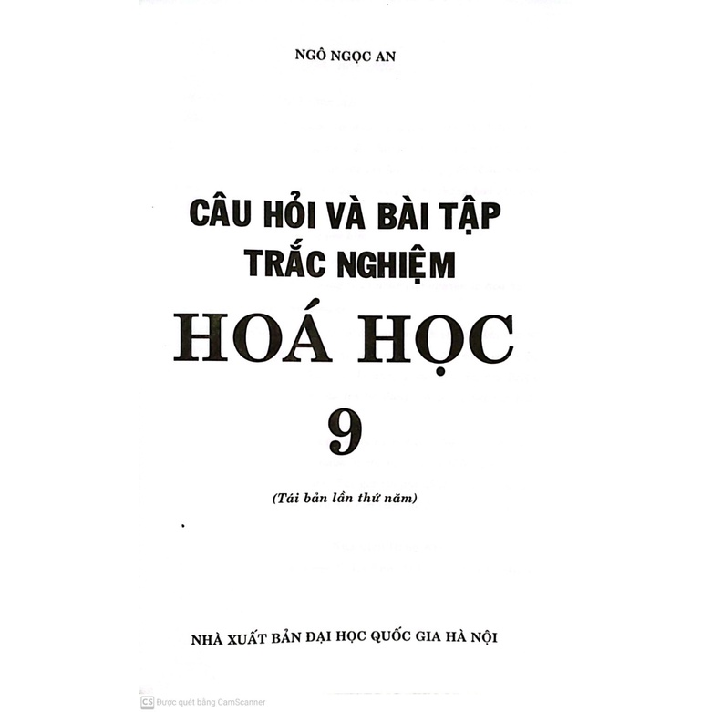 Sách - Câu Hỏi Và Bài Tập Trắc Nghiệm Hóa Học 9
