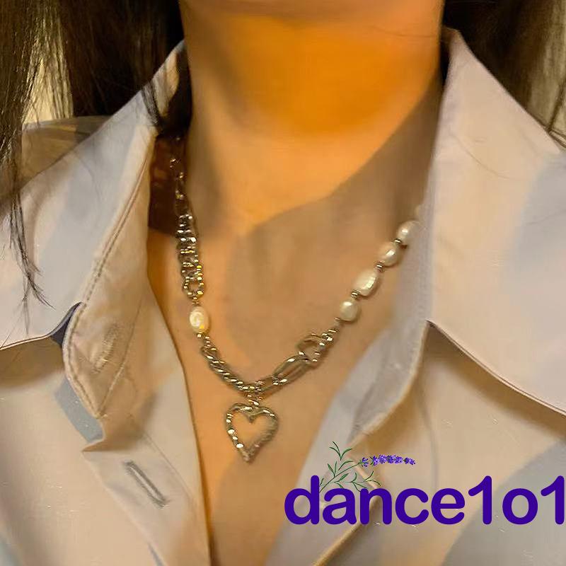 Vòng cổ hợp kim mặt hình trái tim thời trang cho nữ