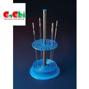 Giá đỡ pipet thẳng bằng nhựa, dạng xoay 94 vị trí