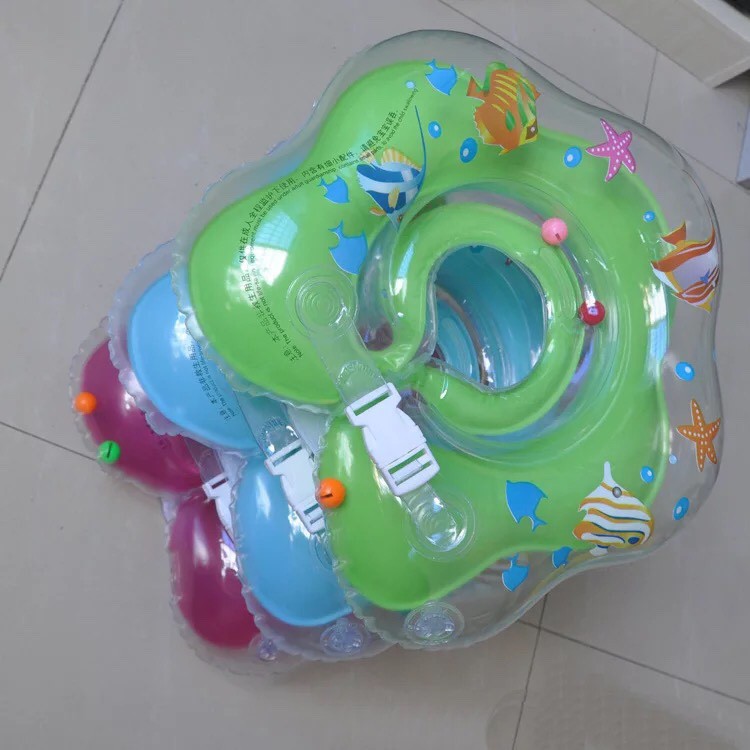 Phao cổ tập bơi chống lật cho bé Jasmine Baby