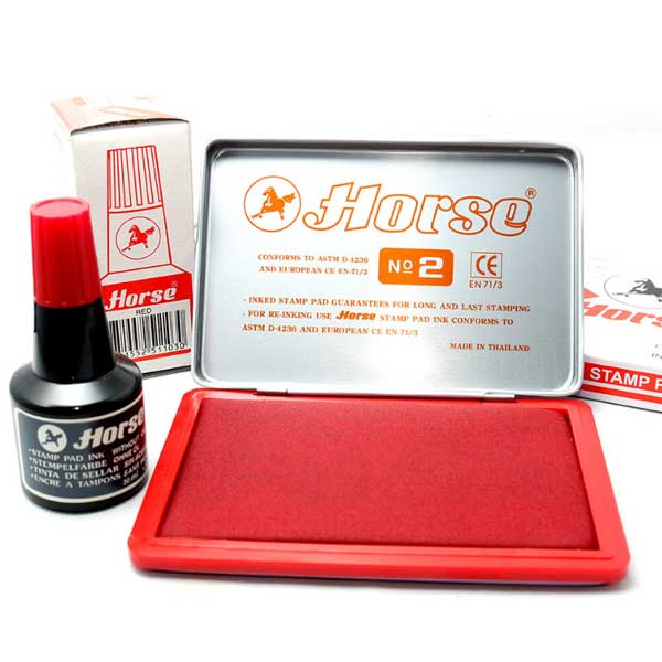 HỘP DẤU KIM LOẠI HORSE No.1/ No.2/ No.3 chính hãng