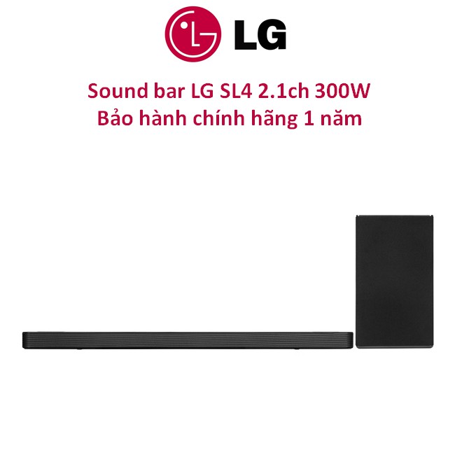 [Mã ELTECHZONE giảm 6% đơn 500K] Loa thanh soundbar LG 2.1 SL4 300W Giá rẻ Chính hãng