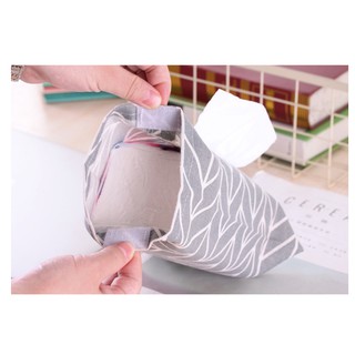 [LIKADO] Túi đựng khăn giấy túi vải canvas