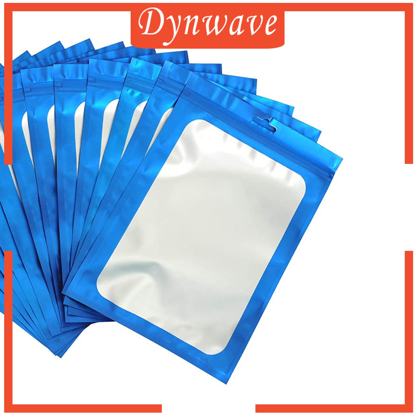 [DYNWAVE] 100pcs Mylar Foil Bags Resealable Food Container Packing Storing Sampling