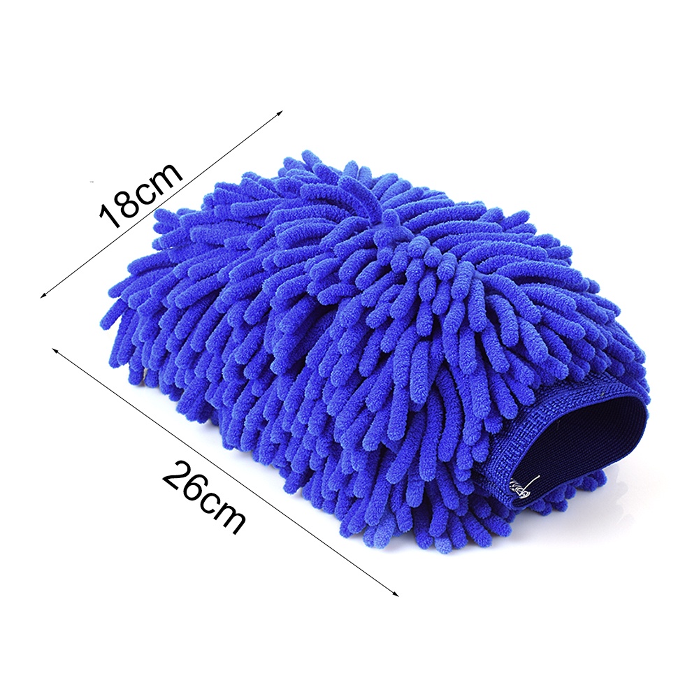 Găng Tay Rửa Xe Hai Mặt 2 Trong 1 Tiện Lợi