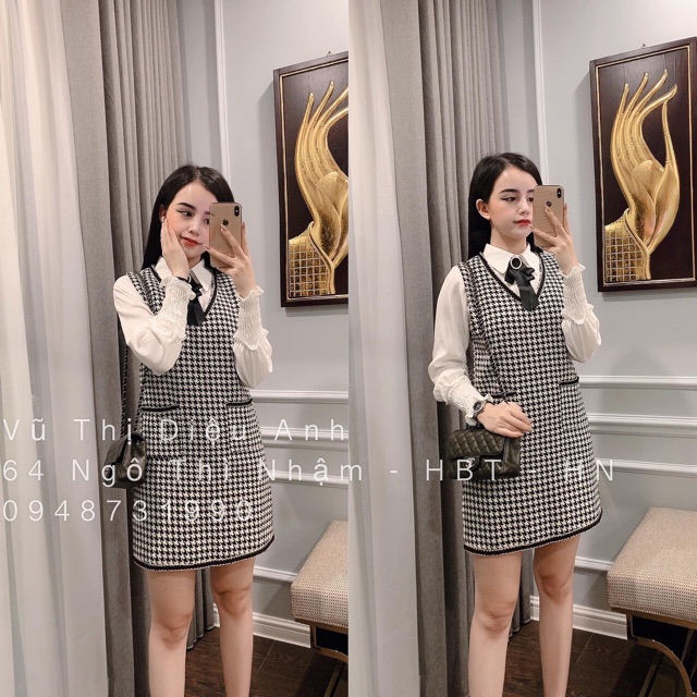 Set váy dạ mix somi