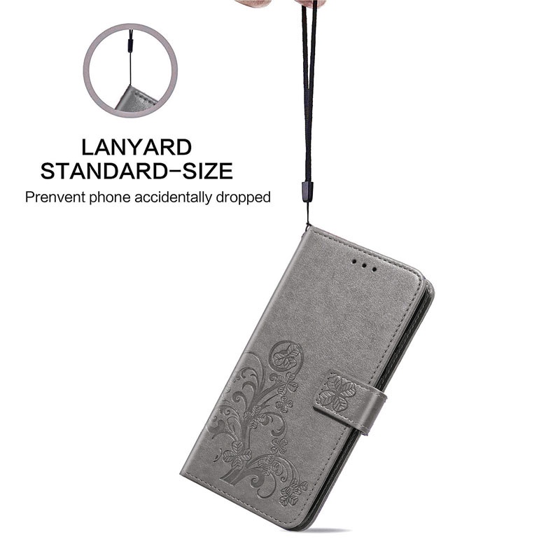 Vỏ Bao Da Điện Thoại Nắp Lật Kèm Ngăn Đựng Thẻ Hoạ Tiết Nổi Cho Samsung Galaxy A03 A13 A33 A53 A73 Core 5G Ốp