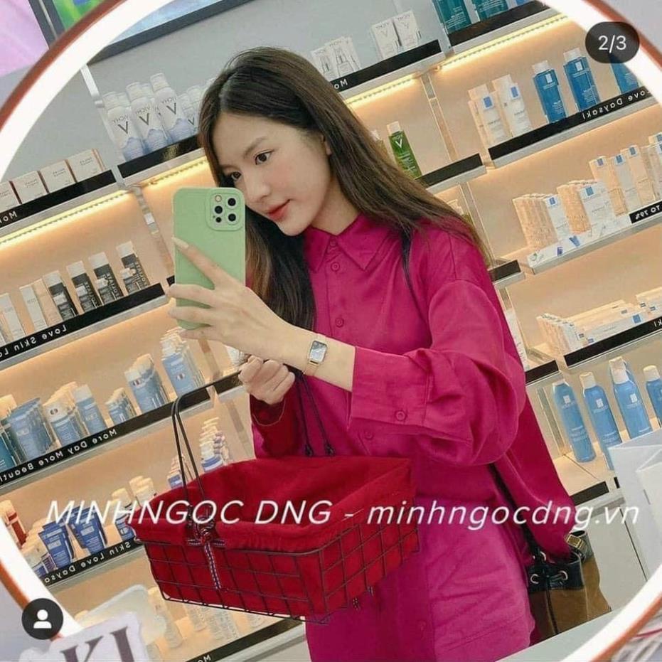 Áo SƠ MI HỒNG CÁNH SEN HÀNG L1