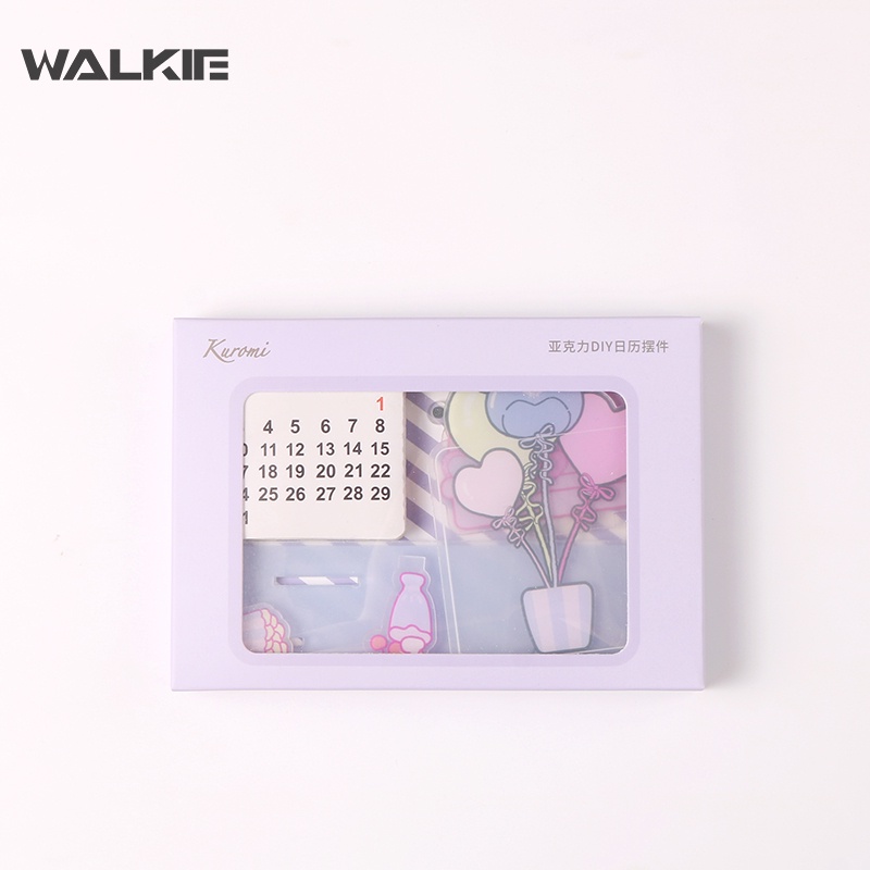 Lịch Để Bàn Diy Hình Cô Gái Anime Kuromi My Melody Cinnamoroll Dễ Thương