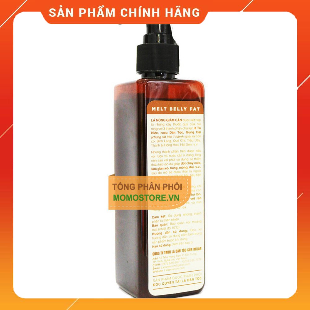 TINH DẦU LÁ NÓNG DÂN TỘC GIẢM CÂN, GIẢM MỠ BỤNG