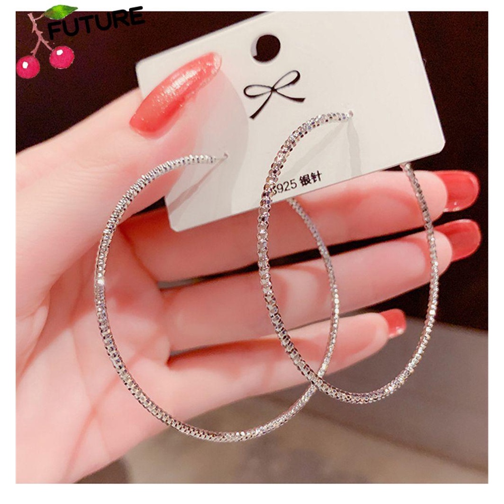 Trang Sức Bông Tai Dáng Dài Thiết Kế Độc Đáo Thời Trang|Khuyên Tai Nữ Hình Tròn Lớn Đính Đá Zircon Nhiều Màu Thời Trang Thanh Lịch