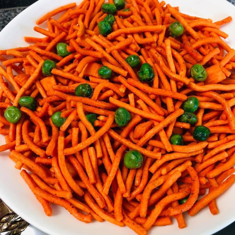 Snack Bim Bim tăm đậu Hà Lan 90 Food túi Zip 500G giòn tan thơm ngon nhức nách, đồ ăn vặt Việt Nam an toàn VSTP