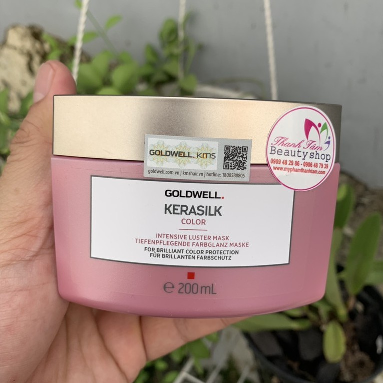 🇩🇪Goldwell🇩🇪 Mặt nạ bảo vệ màu nhuộm Goldwell Kerasilk Color Luste Mask 200ml