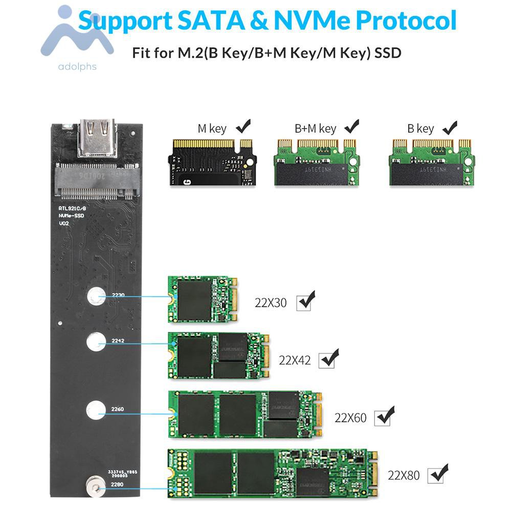 Vỏ Đựng Ổ Cứng Ngoài M.2 Ssd Chất Lượng Cao | BigBuy360 - bigbuy360.vn
