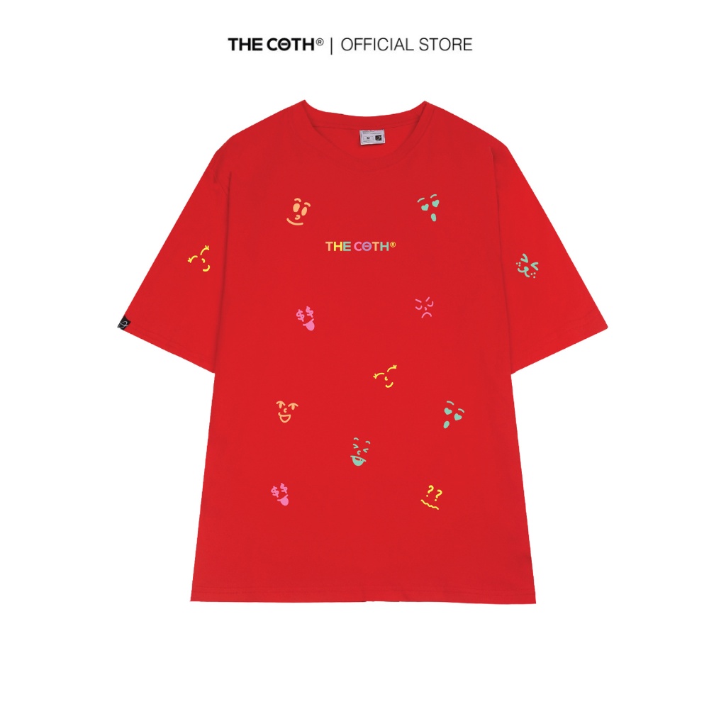Áo thun unisexEmoji Tee 2.0, phong cách cực ngầu cho cả nam và nữ, chất liệu mát mẻ Thương Hiệu The Coth AT2U0811