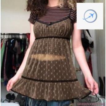 🕵️ ✿Ey♠Đầm Body Sát Nách Dây Mảnh Phối Ren 2K Thiết Kế Ngọt Ngào Phong Cách Vintage 🕵️