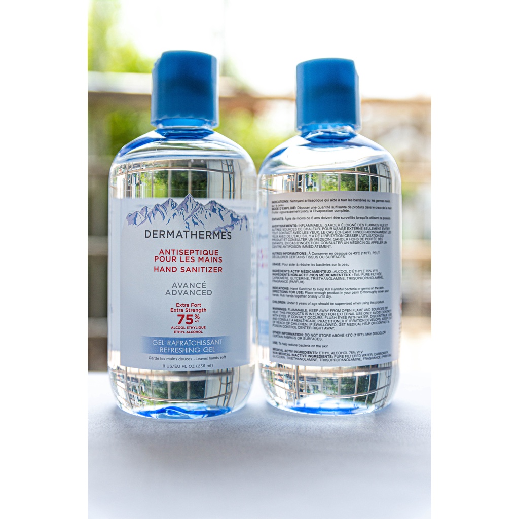 Nước rửa tay khô Dermathermes 236 ml