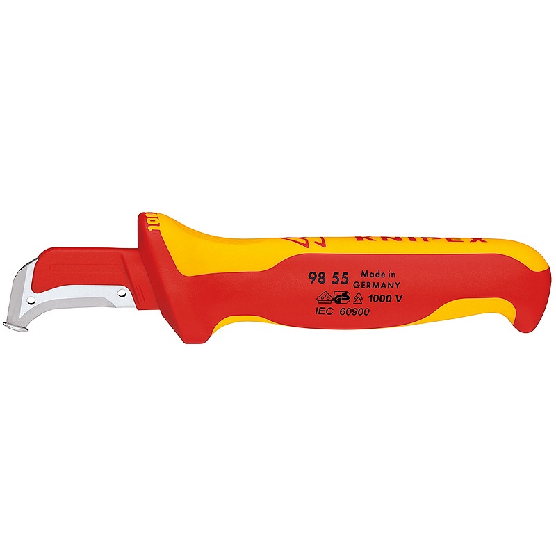 Dao Tách Cáp Điện Đầu Có Chấn Bảo Vệ Knipex 98 55 SB và Dao Tách Cáp Điện Knipex 98 54 SB