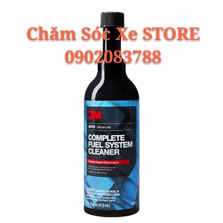 Dung Môi Phụ Gia Xăng 3M 08813 - Súc Béc Xăng Ô tô 3M - PN8813 Fuel System Cleaner Tank Additive 16oz