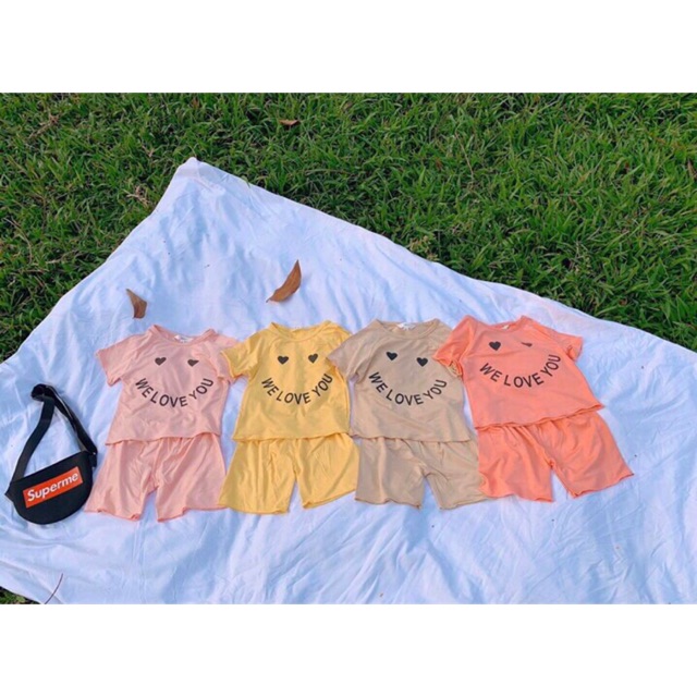 Bộ thun cotton cho bé