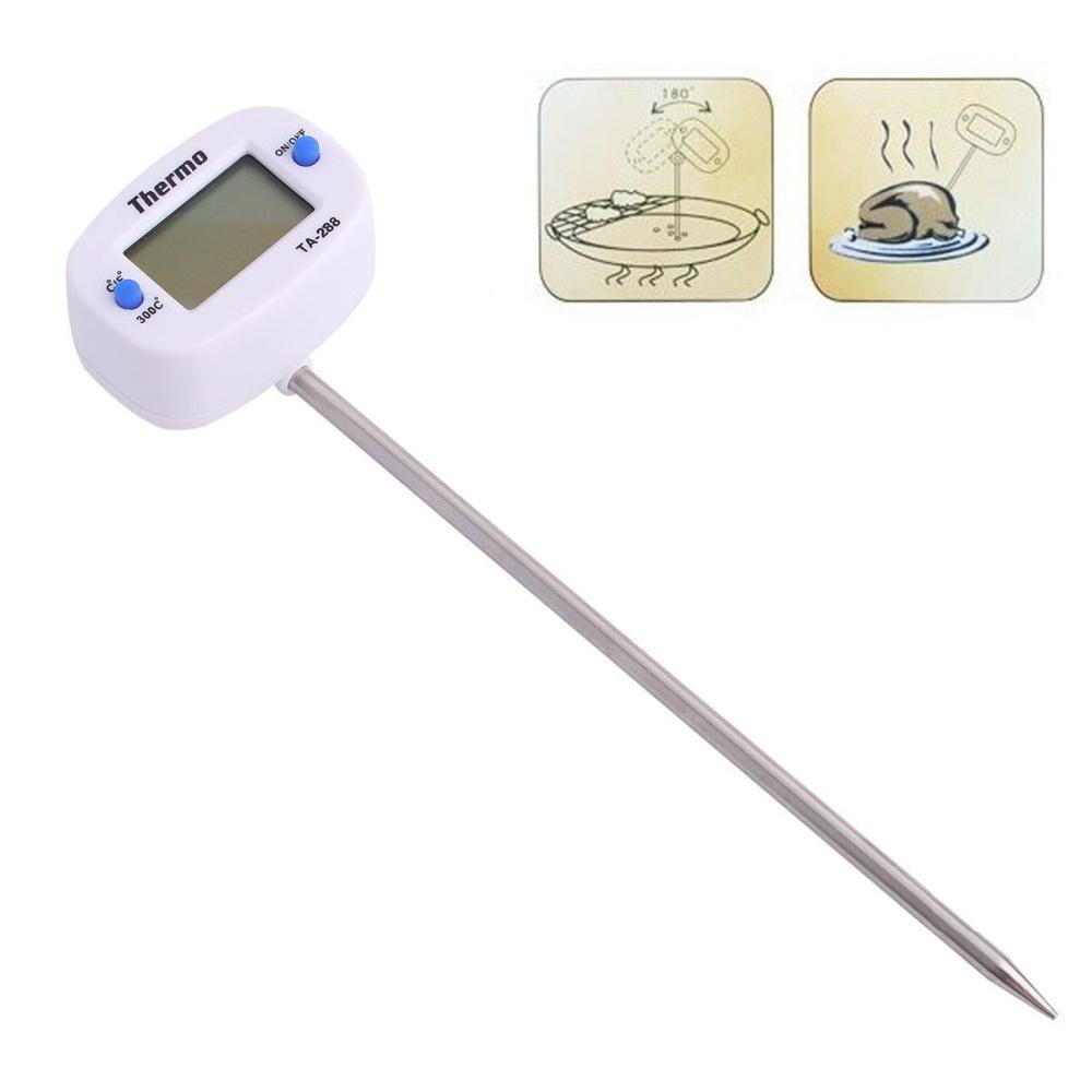 Nhiệt kế đo nhiệt độ nước pha sữa ,thức ăn cho bé ( thép không gỉ. 100% )