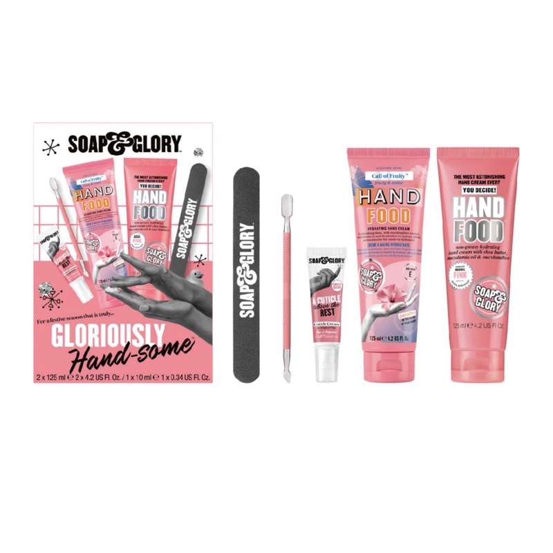 Bộ sản phẩm chăm sóc tay Soap & Glory Hand Food