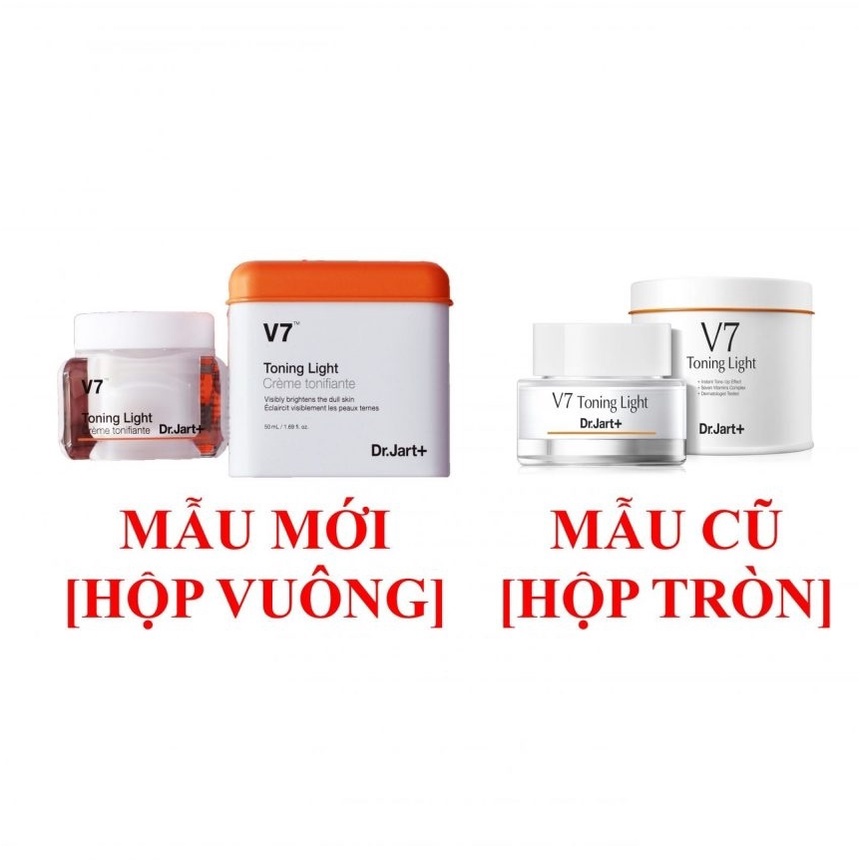 Kem Dưỡng Trắng Da V7 Toning Light Dr.Jart+ 50ml - Hàn Quốc