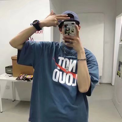 Áo Thun Tay Ngắn Dáng Rộng In Họa Tiết Hoạt Hình Phong Cách Hip Hop Thời Trang Mùa Hè Cho Nam Và Nữ