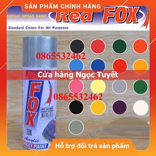 Sơn xịt Redfox 400ml đủ màu chính hãng - Nhập khẩu Thái Lan