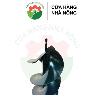 (Sale) Mũi khoan đất đôi 10/15/20/25/30 cm cao cấp