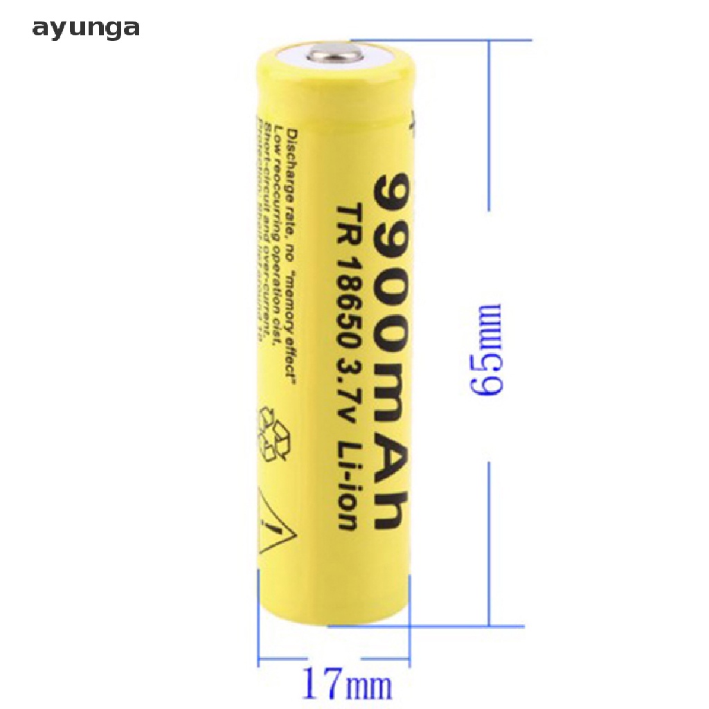 Pin lithium 3.7V 9900Mah 18650 Có Thể Sạc Lại