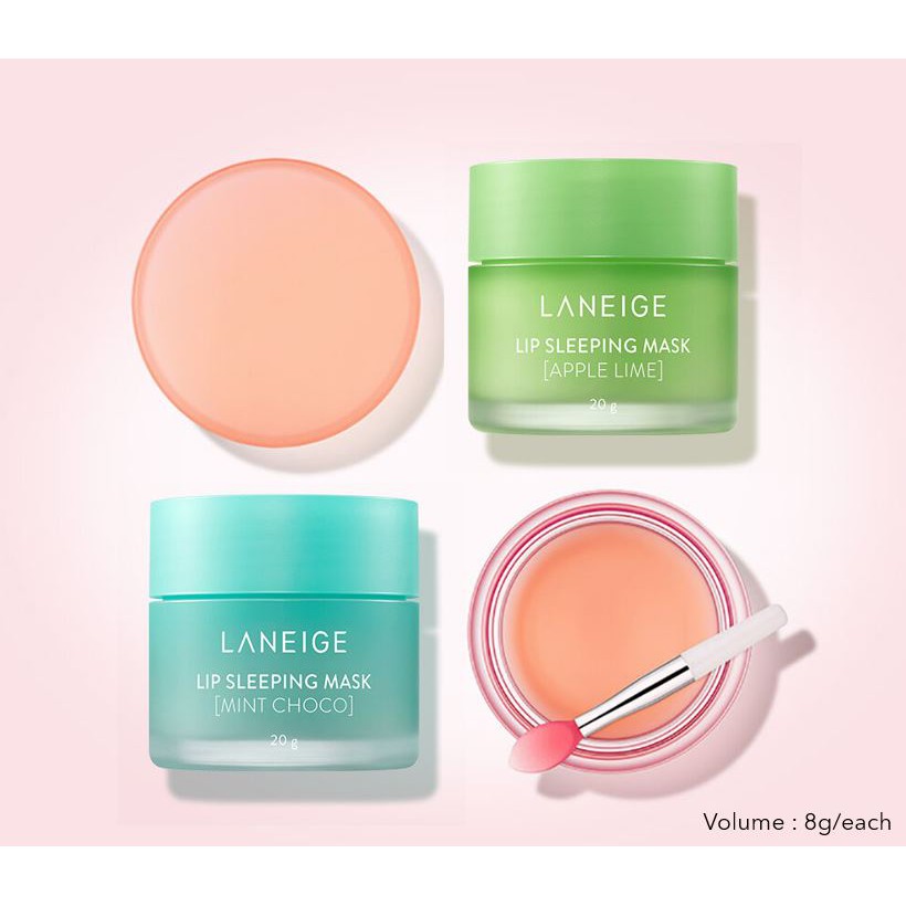 Set 4 Mặt Nạ Ngủ Cho Môi Laneige Lip Sleeping Mask Mini Kit 8g*4
