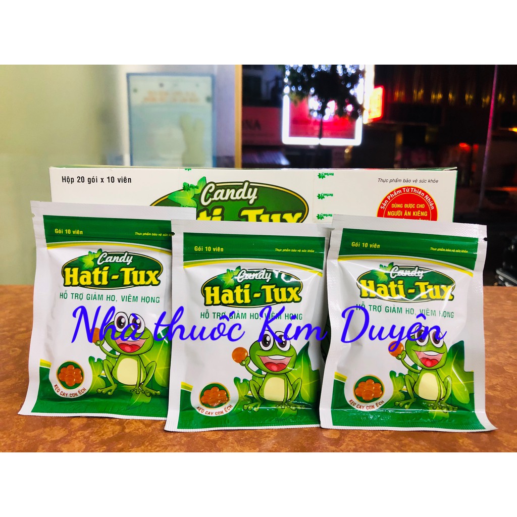 KẸO HATI-TUX HỖ TRỢ GIẢM HO VIÊM HỌNG NGAY LẬP TỨC
