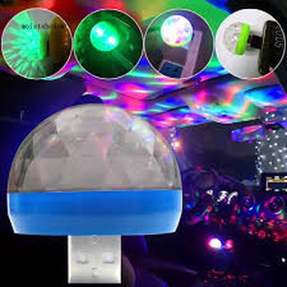 Quả cầu đèn LED disco mini USB RGB màu sắc