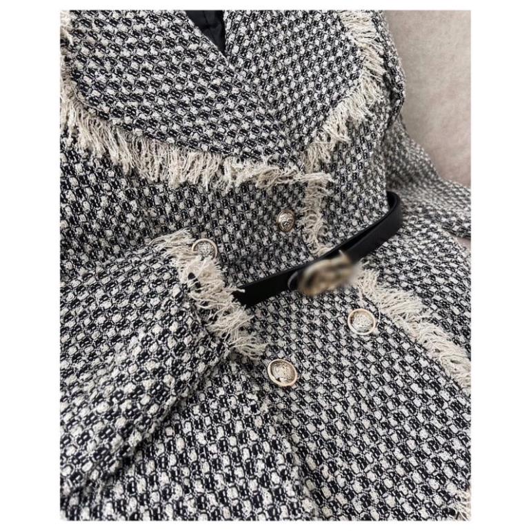 [Rẻ Vô ĐỊCH] ÁO DẠ TUA RUA KÈM ĐAI LƯNG G C SANG CHẢNH SIÊU HOT