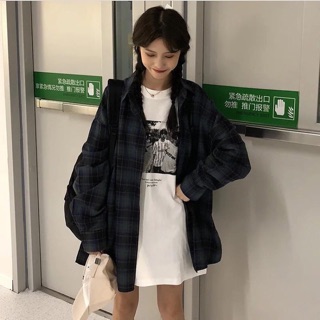Áo flannel kẻ caro