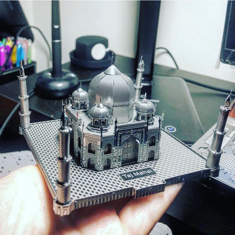 Mô Hình 3D Kim Loại Kiến Trúc Taj Mahal Tại Ấn Độ