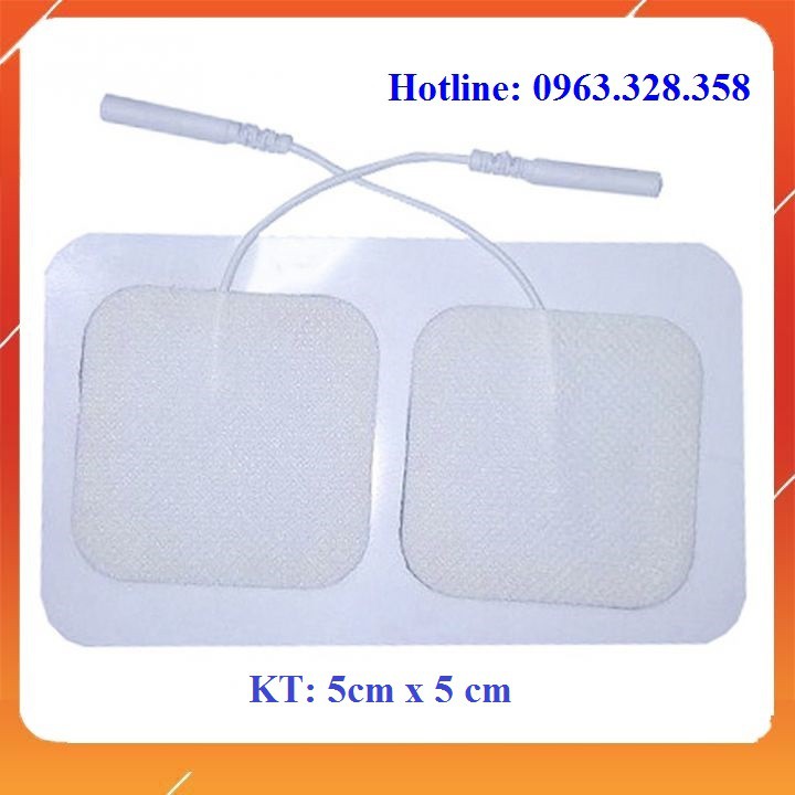 Cặp miếng dán xung điện máy vật lý trị liệu mpt812, doctorhome, dr.ho (5cm x5cm) (2 miếng)