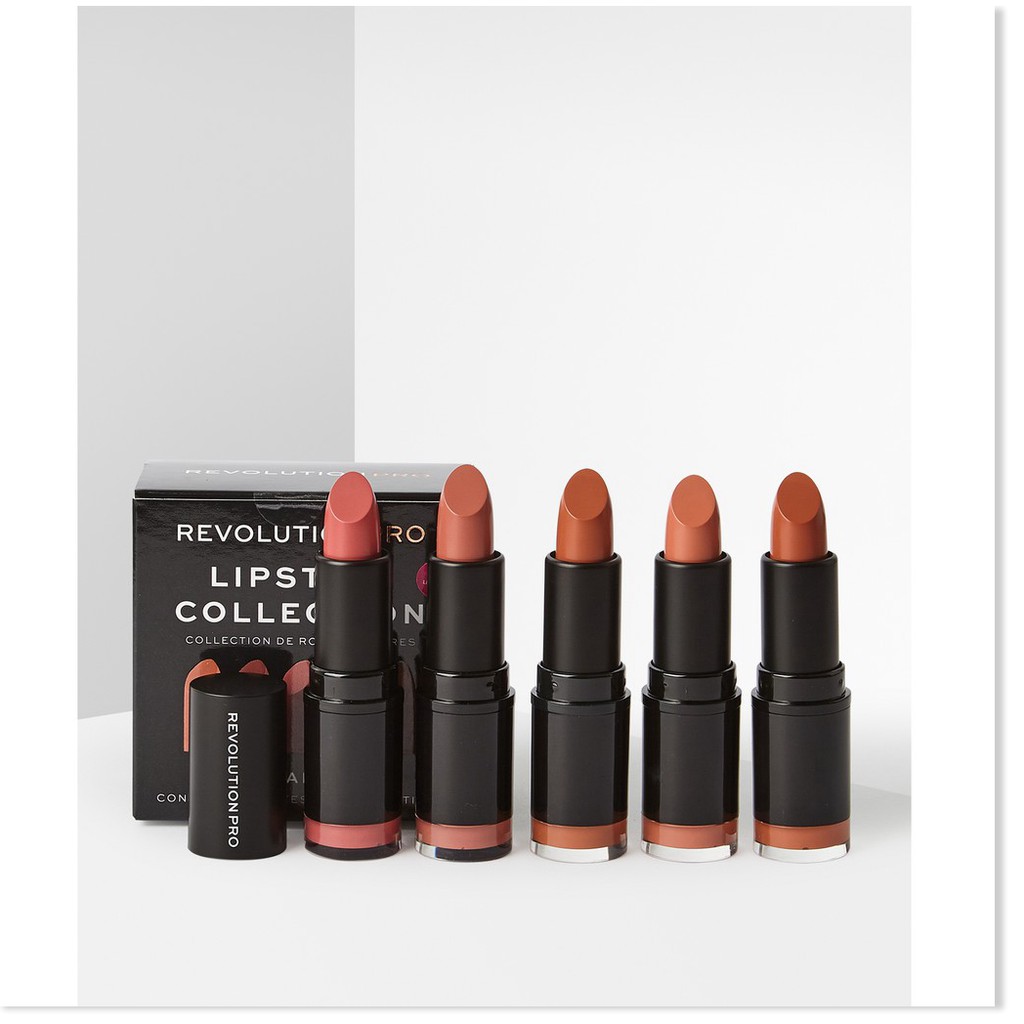 [Mã giảm giá mỹ phẩm UK chính hãng] Set son 5 màu Revolution Pro Lipstick Collection (Bill Anh)