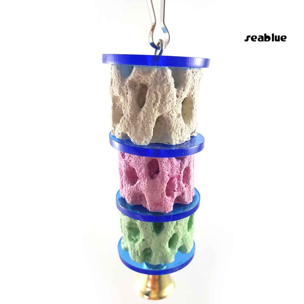 【cat】Pet Parrot Squirrel Hamster Teeth Grinding Mineral Stone Rodent Chew Cage Toy