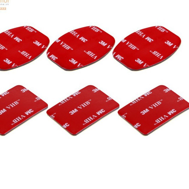 10 Miếng Keo 3M Vuông/tròn dán đế hoặc Đế cong/ đế thẳng dùng cho camera cam hành trình máy ảnh điện thoại