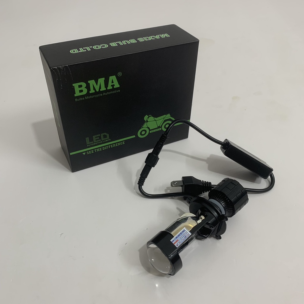 Bi cầu led m01b chân h4 lắp mọi loại xe máy 2015 trở lại chính hãng rtd ( nói không hàng fake)