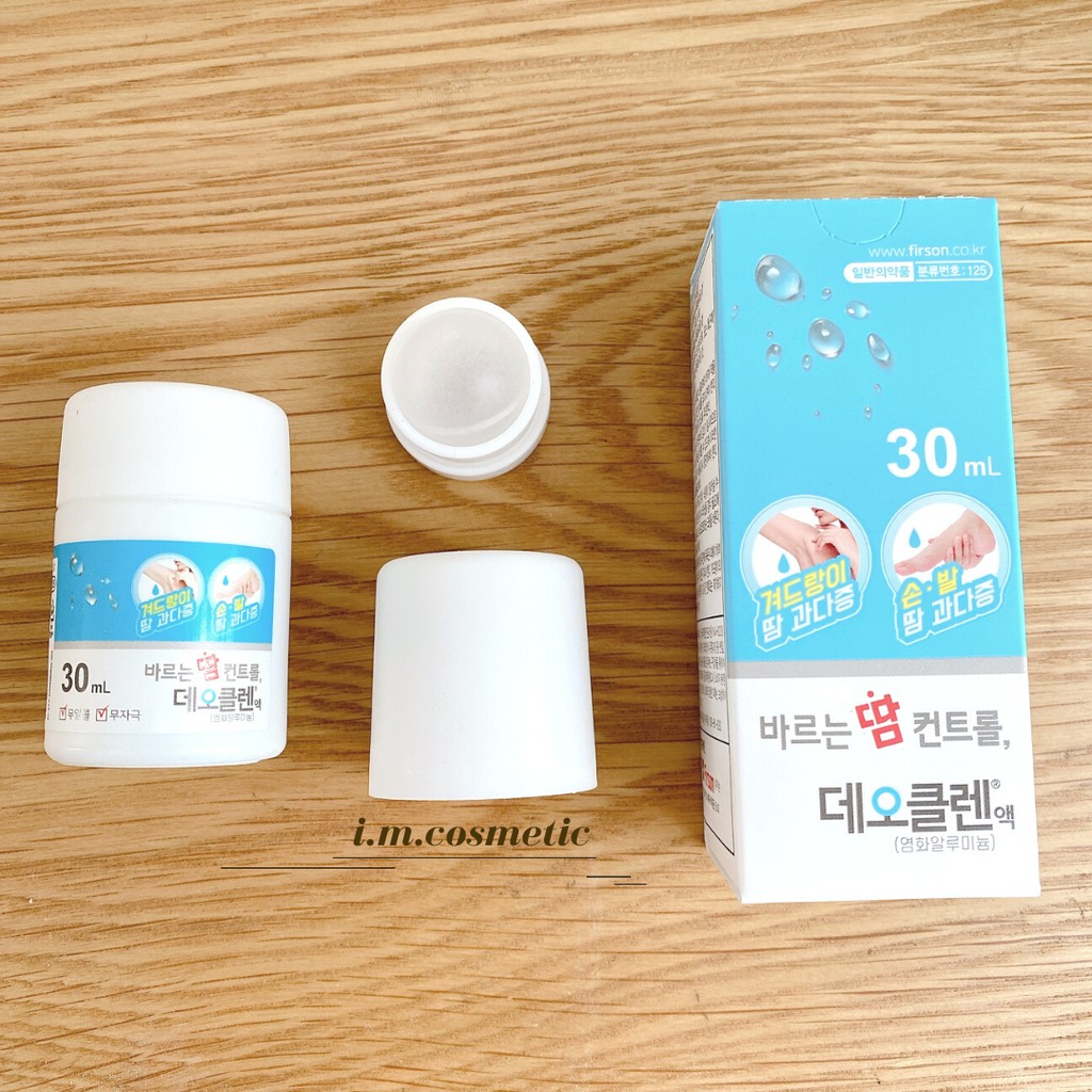 Lăn nách khử mùi hoàn hảo Deoclean- Deodorant Roll on 30ml (Mẫu mới) | BigBuy360 - bigbuy360.vn